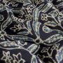Batik-Baumwolle mit Blumenmuster Marine