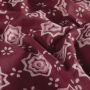 Batik-Baumwolle mit Sternenprint Bordeaux