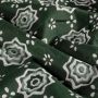 Batik-Baumwolle bedruckt Sterne Grün