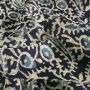 Bedruckter Batik-Baumwollstoff Paisley Blau