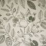Vintage-Canvas mit botanischem Print Grün