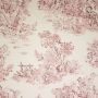 Toile du Jouy Baumwolle Natur Rot