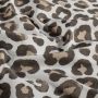 French Terry GOTS Digital bedruckt Leoparden braun
