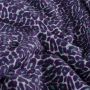 French Terry Leopard Dunkelviolett