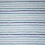 Alphen Fleece-Stoff Streifen Blau