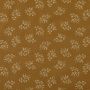 Bedruckter Baumwoll-Popeline Stoff mit Blumenmotiv Camel