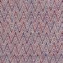 Bouclé-Tweed Melange Rot-Blau