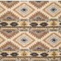 Waschbare Bouclé-Stoff mit Ethno-Dessin Camel