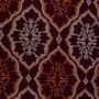 Schwerer Jacquardstrick Ethnic Bordeaux