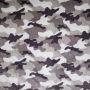 Double Soft Fleece Camouflage Grau