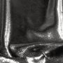 Satin Stoff mit Folienprint – Uni Silber