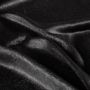 Satinstoff mit Folienprägung Uni Schwarz