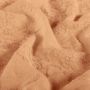 Bestickter Mousseline-Look Stoff Salmon
