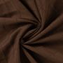 Scuba-Suede mit Rautenstickerei Braun