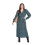 Burda Schnittmuster Midi-Kleid für Damen mit Passe und Falten 5748