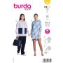 Burda Schnittmuster Damen-Tunika & gestreiftes Hemd mit großen Taschen #5800 Gr. 36-48
