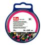 PRYM Stecknadeln mit Kunststoffkopf aus Stahl 0,65 x 34 mm, sortiert 028490