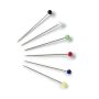 PRYM Glaskopfstecknadeln aus Stahl 0,60 x 30 mm, silberfarben, Sortiment 029265