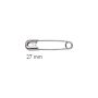 PRYM Sicherheitsnadeln Stahl 27 mm silberfarben 085272