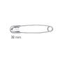 PRYM Sicherheitsnadeln Stahl 38 mm silberfarben 085274