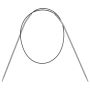 Rundstricknadeln ALU 60 cm 2,50 mm grau