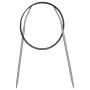 Rundstricknadeln ALU 80 cm 3,50 mm grau