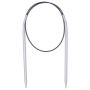 Rundstricknadeln ALU 60 cm 4,50 mm grau