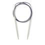 Rundstricknadeln ALU 100 cm 5,50 mm grau