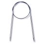 Rundstricknadeln MS 60 cm 5,00 mm silberfarbig