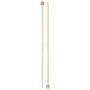 PRYM Stricknadeln mit Knopf Bambus 6,0/33 2 St. 222119