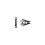 Hosen/Rockhaken und Stege ST 9 mm schwarz
