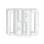 Bikiniverschluss KST Haken 20 mm transparent