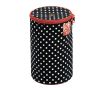 Woll-Spender Polka Dots schwarz/weiß