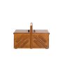 PRYM Nähbox Holz dunkel L 612551