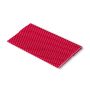 Flickstoff Baumwolle (zum Aufb.) 12x45 cm rot/weiß gepunktet