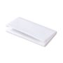 Flickstoff Köper (zum Aufb.) 40x10 cm weiß
