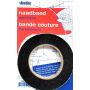 Nahtband 1cm x 12,5m schwarz