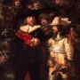 Bedruckter Samtstoff „Die Nachtwache“