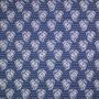 Double Face Jacquard mit indischem Buta-Muster in Blau