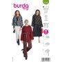 Burda Schnittmuster Damenjacke & Blazer mit Bindegürtel #5770, Gr. 34-48