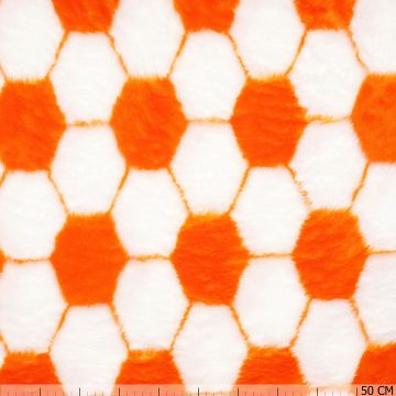 Fußball-Fell Orange