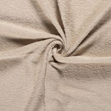 Doppelschlingen-Frottierstoff hellbeige
