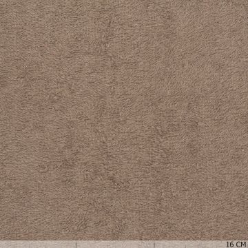 Frotteestoff mit beidseitigen Schlingen Taupe