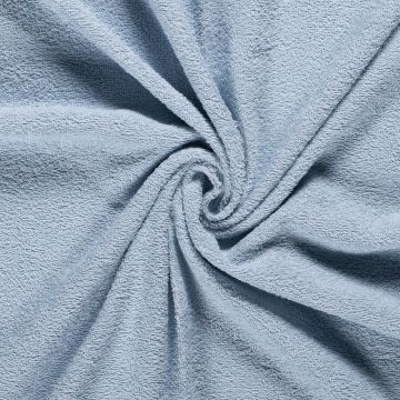 Frottee-Doppelschlingenstoff Hellblau