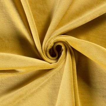 Nicky Velours in Gelb-Khaki