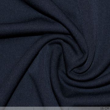 Bi-Stretch Wool Touch Blau