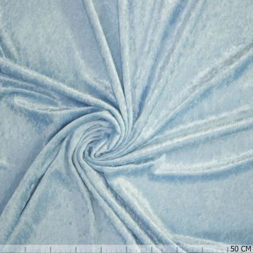 Velours de Panne Hellblau