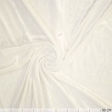 Velours de Panne Weiß