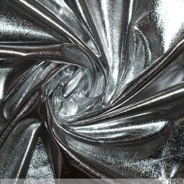 Lamé-Stretch Silber