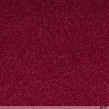 Walkloden Wollfilz Bouclé Warm Rot